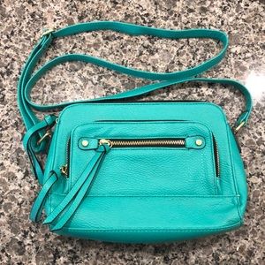 Turquoise Crossbody Bag Apt. 9   10” (L) x 7” (H)